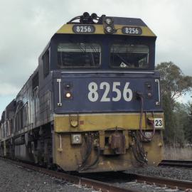 8256 and two other 82 class locos in the loop at Quipolly, NSW