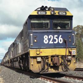 8256 and two other 82 class locos in the loop at Quipolly, NSW