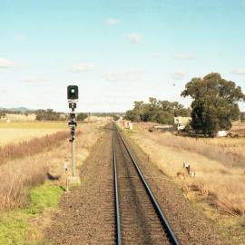 The up home signal at Quipolly, NSW