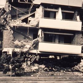 Earthquake damage - The Junction Motor Lodge - Newcastle, NSW