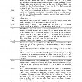 Summary: Aub Johns. Recorded on 16th June 1983. Part 1 of 2