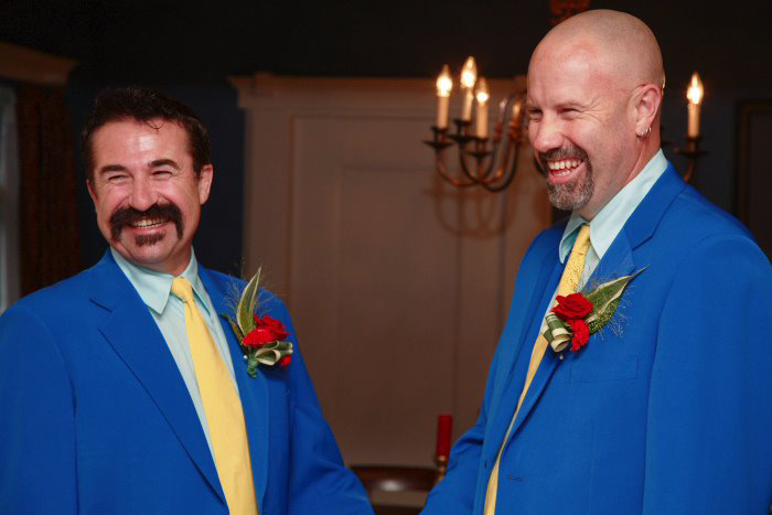 Andrew and Bill Whitbread-Brown wedding photo, 2007