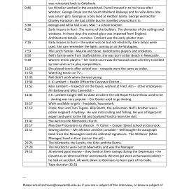 Summary: Nell Kirk née Wood. Recorded 12 January 1984. Part 1/2.