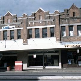 ANZ Bank, Tyrrells Records and Cassettes, Hunter Street, Newcastle, NSW,  3 May 1986