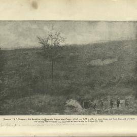 'B' Company, 9th Battalion, near Cappy