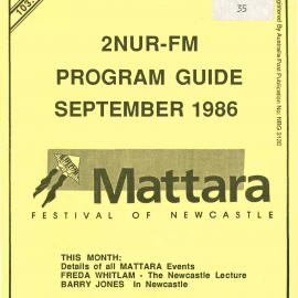2NUR Programme Guide September 1986