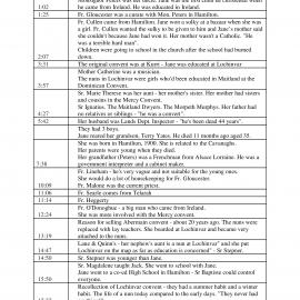 Summary: Jane Taaffe, nee Alcock (1900-1990) - Pelaw Main resident. Recorded 23 November 1984. Part 1/1.