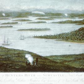 View of Hunters River near Newcastle, NSW, T R Browne, 1812 