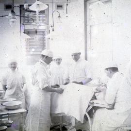 Surgeon, operating theatre, Newcastle Hospital, Newcastle, NSW