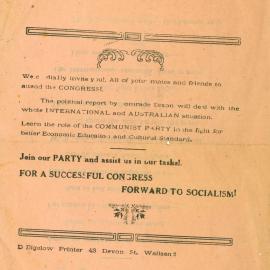 Flyer for the Communist Party - p. 2