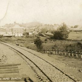 158. STATION YARD. DUNGOG. G. KELLY. Photo. [undated]