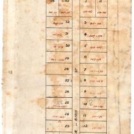 Plan of Subdivision of C. Moates 5 a.Or11p., Parish of Newcastle, County of Northumberland. [n.d.].