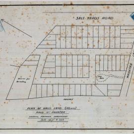 Plan of Hall’s Land, Maud Street, Waratah, [n.d.]