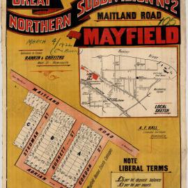 Great Northern Subdivision No. 2, Maitland Road, Mayfield. [4th March 1922].