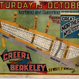 Great Northern Estate No. 5, Mayfield.Saturday 15 October 1927