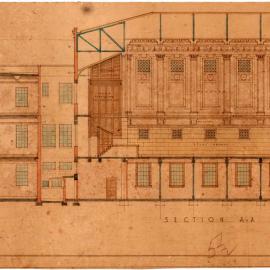 City of Newcastle New Town Hall Plan, 1925.