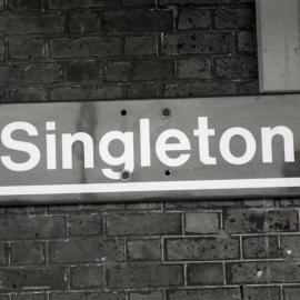 Singleton Railway Station, 30 May 1988, Richmond Vale Railway, NSW