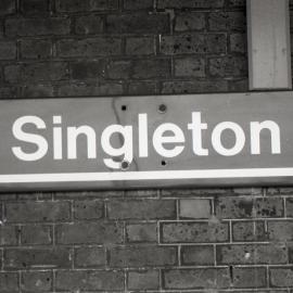 Singleton Railway Station, 30 May 1988, Richmond Vale Railway, NSW