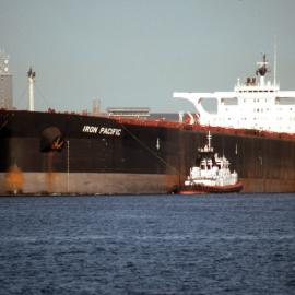 'Iron Pacific' leaves Newcastle, NSW for the last time, 18th January 1998
