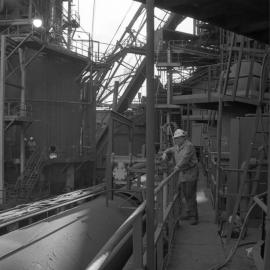 Pat Mullen on No. 4 Blast Furnace, Hot Blast Main, BHP Newcastle, 1998-1999
