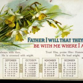 All the year through - Calendar, 1926, September-December