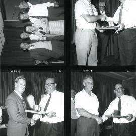 Photographs of Presentations for 25 Years Service