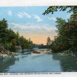International Rift, Dividing line between US and Canada