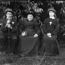 Grandmother and Grandad Giles with Elsie Jilson (Mrs Matthews)