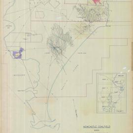 Sheet 1C - Newcastle Coalfield showing development in Victoria Tunnel, Great Northern and miscellaneous seams. Compiled from colliery survey plans
