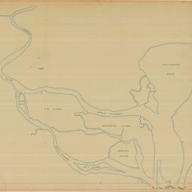 Sheet 3D - Map showing Ash Island, Fullerton Cove, Hunter River, NSW