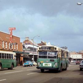 DGT Leyland Leopard MK Is 3683, 3608, Hunter Street, Civic, Newcastle, NSW, 28 March 1971