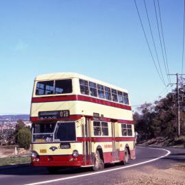 Fellowes of Swansea Leyland Atlantean 4351 (x DGT 1141), Pacific Highway, Tingira Heights, NSW, July 1980