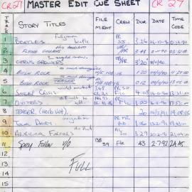 Country Report 27 Cue Card