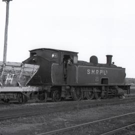 S.M.R. 23, shunting into plant, Hexham Exchange Sidings, 17 October 1973.