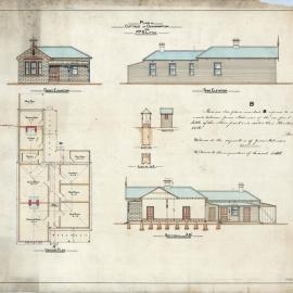Plan of a Cottage for Mr. S. Little at Oakhampton, NSW (18 March 1886)