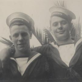 Two sailors from HMAS Cereberus [Cerberus] - one Norm Cantor