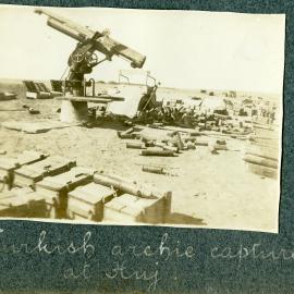 Turkish archie [archibald] captured at Huj