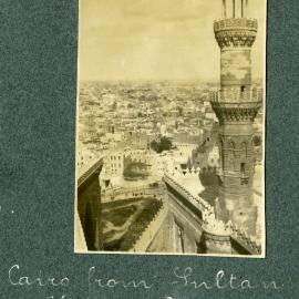 "Cairo from Sultan Hassan Mosque", World War I