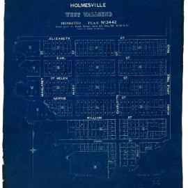 Plan of Holmesville, West Wallsend, 17th August 1915