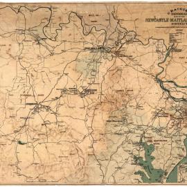 Craigie's general map of the Newcastle-Maitland-Cessnock District, NSW [c. 1920s]