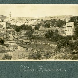 "Ain Karim", (birthplace of John the Baptist), World War I