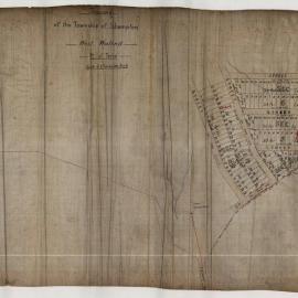 Tracing of the Township of Seahampton, West Wallsend.