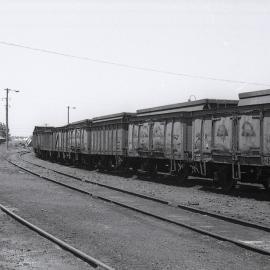 UT trucks in Browns Siding, 8 February 1972, Richmond Vale Railway