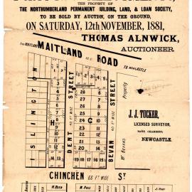Islington! Forty-two allotments, Saturday, 12th November, 1881.