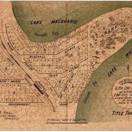 Blackalls Park subdivision, Lake Macquarie [Toronto], 1915