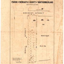 [Mayfield] Plan of subdivision of part of Robert Ingall’s 11A 1R 14P – Portion 226, 1889.