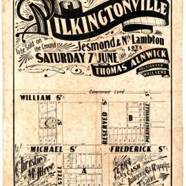 Pilkingtonville - Jesmond and North Lambton. Saturday 7th June 1884.