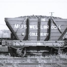 Private coal hopper, Muswellbrook Colliery [Port Waratah Locomotive Depot] 11 March 1972