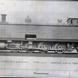 SMR 10 Class 2-8-2 Mineral Tank Type as built by Beyer Peacock & Co (Gorton Works, Manchester U.K), [1914]