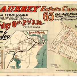 The Aubrey Estate, Cardiff, Saturday October 2nd [1920]